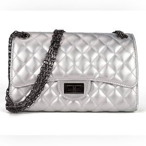 New Quilted Crossbody Handbag Fashion Chain Bag Purse Shoulder Bag
